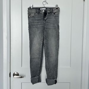 Zara Grey Fitted/Skinny Jeans - Size 2
